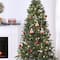 Mr. Christmas 5" Nostalgic Ceramic Tree Ornament with White Bulbs